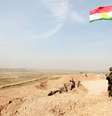Combatente curdo peshmerga assume posição nos arredores de Mossul, em janeiro  Foto: Azad Lashkari / Reuters