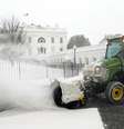 <p>Casa Branca ficou coberta de neve</p>  Foto: Yuri Gripas / Reuters