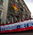 <p>Manifestação levou 35 mil pessoas às ruas de Moscou</p>  Foto: Dmitry Sereryakov / AFP