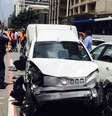 <p>Treze veículos se envolveram no acidente</p>  Foto: Roberto Jardim Schulz / vc repórter