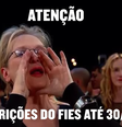 Imagem de Streep empolgada com o discurso de Patricia Arquette viralizou  Foto: Facebook/SiteDilmaRousseff / Reprodução