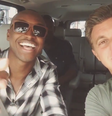 Thiaguinho e Luciano Huck se encontram antes de casamento do cantor   Foto: Instagram / Reprodução