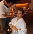 Atriz escolheu uma maquiagem clean para se casar; Renner Souza foi o beauty artist escolhido  Foto: Divulgação