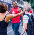 Polícia teve que ser chamada para evitar mais confusões  Foto: Reynaldo Vasconcelos / Futura Press