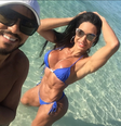 Gracyanne Barbosa apareceu musculosa ao lado de Belo  Foto: Instagram / Reprodução