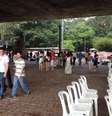 Imagens do MASP duas horas antes do protesto, não havia grande movimentação no museu paulista  Foto: Facebook  Fora Dilma / Reprodução