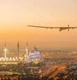 Primeiro teste do avião Solar Impulse 2 foi em Abu Dhabi  Foto: Divulgação
