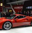 Ferrari 488 GTB é apresentada no Salão de Genebra  Foto: AFP