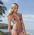 A modelo, que herdou em 2012 o título de “O Corpo” da modelo Elle Macpherson, ao concorrer com 200 garotas, diz que engordou 4 kg, mas já perdeu quase tudo, com dieta de proteínas  Foto: Divulgação