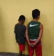 <p>Um dos menores envolvidos tem apenas seis anos de idade. O outro tem 12.</p>  Foto: Polícia Militar / Divulgação