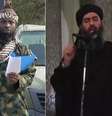 <p>Líder do Boko Haram, Abubakar Shekau, ao lado do líder do Estado Islâmico, Abu Bakr al-Baghdadi</p>  Foto: Arte Terra