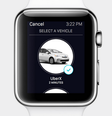 <p>Aplicativo do Uber desenvolvido para Apple Watch</p>  Foto: Óscar Gutiérrez / CNET en Español