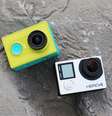 <p>Câmera Xiaomi Yi Sport comparada com a GoPro Hero 4</p>  Foto: Xiaomi / Divulgação