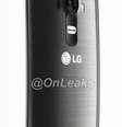 <p>O celular parece uma mistura do LG G3 com LG G Flex 2, com uma leve curva em sua tela</p>  Foto: Twitter/ Onleaks / Reprodução