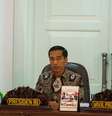 <p>Presidente da Indonésia, Joko Widodo, durante encontro em Jacarta</p>  Foto: Antara Foto / Reuters