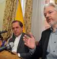 <p>Até agora, a Justiça sueca tinha se recusado a ouvir Julian Assange fora do país</p>  Foto: Getty