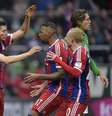 Thomas Müller comemora o primeiro gol do Bayern no Weserstadion  Foto: Martin Meissner / AP