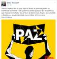 <p>"Espero que amanhã o Brasil prove a sua maturidade democrática", escreveu Dilma</p>  Foto: Facebook / Reprodução