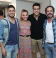 Daniel Rocha, Juliana Boller, Joaquim Lopes e Alexandre Nero  Foto: AgNews