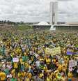 <p>Manifesta&ccedil;&atilde;o em Bras&iacute;lia contra o governo da presidente Dilma Rousseff em frente ao Congresso</p>  Foto: Joedson Alves / Reuters