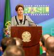 Presidente Dilma Rousseff durante cerimônia de Sanção do Código de Processo Civil, em 16 de março  Foto: Roberto Stuckert Filho / Presidência da República