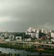 <p>Chuva na zona sul da capital paulista</p>  Foto: Fábio Santos / Terra