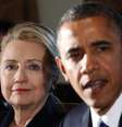Ex-secretária de Estado dos EUA Hillary Clinton e Obama participam de reunião em Washington. 28/11/2012.  Foto: Kevin Lamarque / Reuters