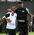 Chulapa lamentou a perda de Robinho; atacante será desfalque por até sete jogos  Foto: Ivan Storti/Santos FC / Divulgação