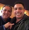 Galvão Bueno e Ronaldo estão em Paris para primeiro amistoso do Brasil  Foto: Twitter / Reprodução