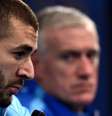 Tanto Benzema como Deschamps optaram pelo respeito ao Brasil  Foto: Franck Fife / AFP