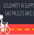 <p>Logotipo criado para convocar ciclistas de todo o mundo a protestar em favor das ciclovias de S&atilde;o Paulo</p>  Foto: Eco Desenvolvimento