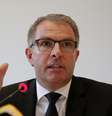 CEO da Lufthansa, Carsten Spohr, durante coletiva. 26/3/2015  Foto: Wolfgang Rattay / Reuters