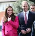 A duquesa de Cambridge e o príncipe William chegam ao estúdio de gravação XLP Móvel, em 27 de março, em Londres, Inglaterra  Foto: Chris Jackson / AP