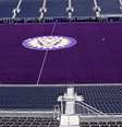 Site do Orlando City apresentou Circus Bowl com gramado roxo   Foto: Orlando City / Divulgação