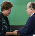 Presidente Dilma Rousseff na posse do novo ministro da Educação, Renato Janine Ribeiro, no Palácio do Planalto. 06.04.2015  Foto: Ueslei Marcelino / Reuters