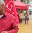 O presidente da CUT-SP, Adi dos Santos Lima, minimizou a baixa adesão ao protesto de hoje  Foto: Janaina Garcia / Terra