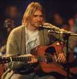 Kurt Cobain na gravação de disco em 1993, ano anterior à sua morte  Foto: Getty Images 