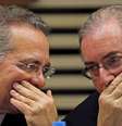 <p>Presidentes do Senado, Renan Calheiros (PMDB-AL), e da Câmara, Eduardo Cunha (PMDB-RJ)</p>  Foto: Paulo Whitaker / Reuters