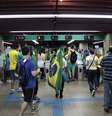 <p>Manifestantes em estação da Linha 2-Verde do Metrô na manifestação de 15/03</p>  Foto: Oswaldo Corneti / Fotos Públicas