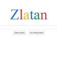 Ibrahimovic ganhou um site de buscas próprio  Foto: Reprodução