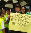 Ex-agente do Dops, órgão de repressão da ditadura militar, aposentado poderá discursar na Paulista por "questão de respeito", diz líder de movimento  Foto: Janaina Garcia / Terra