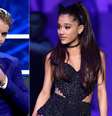 <p>Namorado não gostou do abraço de Bieber deu na cantora durante show</p>  Foto: Kevin Winter e Larry Busacca / Getty Images 