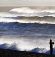 <p>Praia em Biarritz, na costa do Atlântico no sul da França em 2014</p>  Foto: Regis Duvignau / Reuters