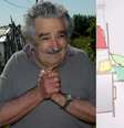 No primeiro vídeo, de 48 segundos e intitulado "A carta", é possível ver Mujica dormindo no quarto, acompanhado somente de sua cadela Manuela  Foto: Arte Terra