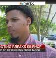 Santana, em entrevista à NBC, estava caminhando quando viu um homem ser alvejado por um policial  Foto: NBC