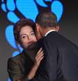 <p>Dilma e Obama se encontraram na VII Cúpula das Américas</p>  Foto: Mandel Ngan / AFP
