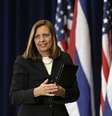 Chefe para assuntos norte-americanos do Ministério de Relações Exteriores de Cuba, Josefina Vidal, concede entrevista coletiva no Departamento de Estado dos Estados Unidos em Washington em fevereiro. 27/02/2015  Foto: Gary Cameron / Reuters