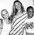 <p>Carolina Dieckman, Gisele B&uuml;ndchen e Isabel Fillardis</p>  Foto: @lolacarola /Instagram / Reprodução