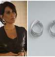 <p>O brinco da Beatriz (Gloria Pires), de 'Babilônia', é o Gota 3D, em prata 950, da Monica Pondé. Preço: R$ 695. Informações: (21) 2249-1729</p>  Foto: TV Globo / Divulgação