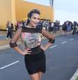 Geisy Arruda circula pelo SPFW no último dia do evento  Foto: Thiago Duran / AgNews
